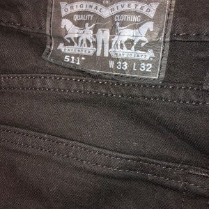 Black Levi’s 511 Slim Jeans